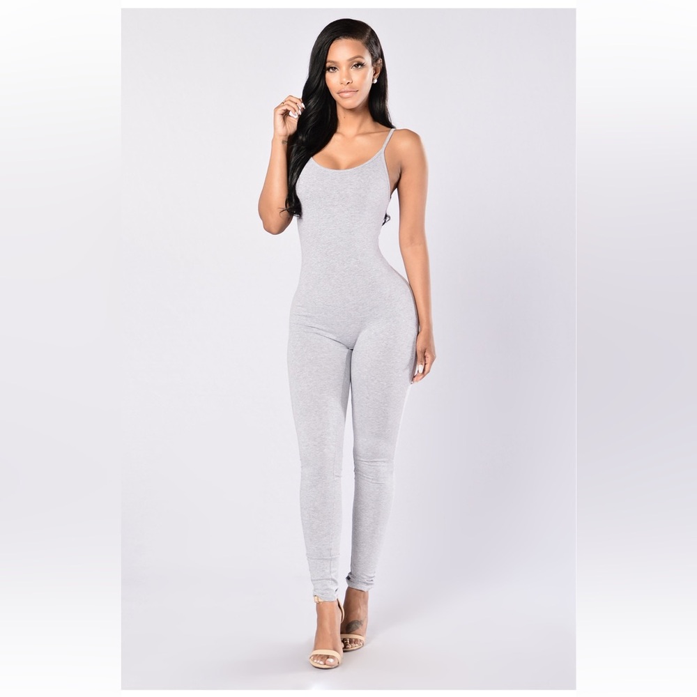 Gently Used Nova Season Jumpsuit - Heather Grey